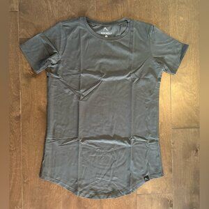 Rokwolf Women's Iron Gate Color Round Hem Athletic Lounge Tee, Size Medium